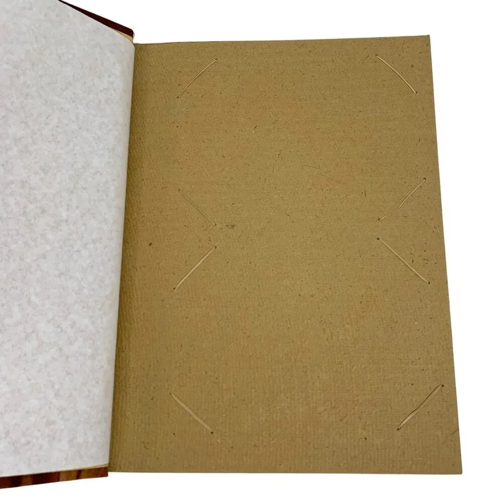 Tropical Tie Dye Photo Album Ceramic Inlay Handmade Paper Holds 40 - 4.5 x 6
